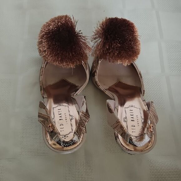 Ted Baker Tan and Brown Heels with Elegant Design - Picture 13 of 16